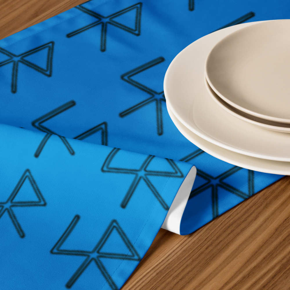 Nautical Bloodline: Kriegsmarine Blue Table Runner