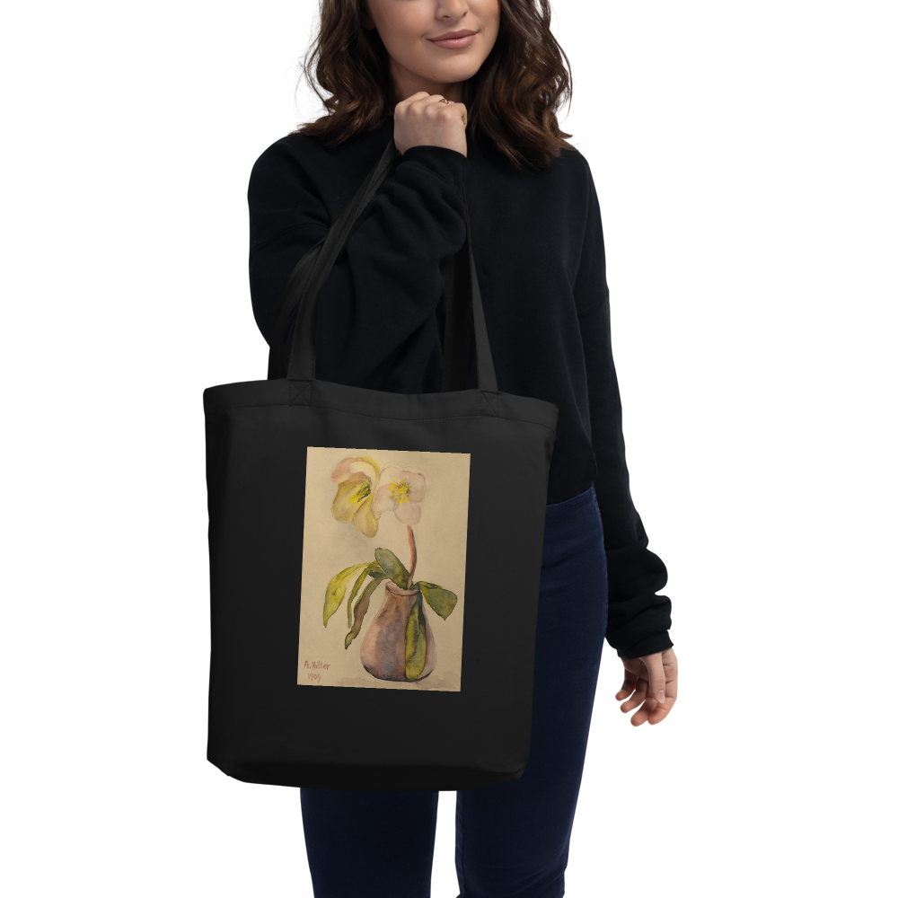 Adolf Hitler's Blumenstillleben 1909 Notebook Black Canvas Bag