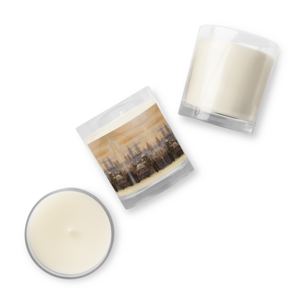 Prague in the Fog Glass Jar Candle