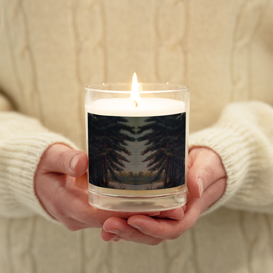 “Tree at a Track” (1911) Soy Wax Candle, Artwork by Adolf Hitler