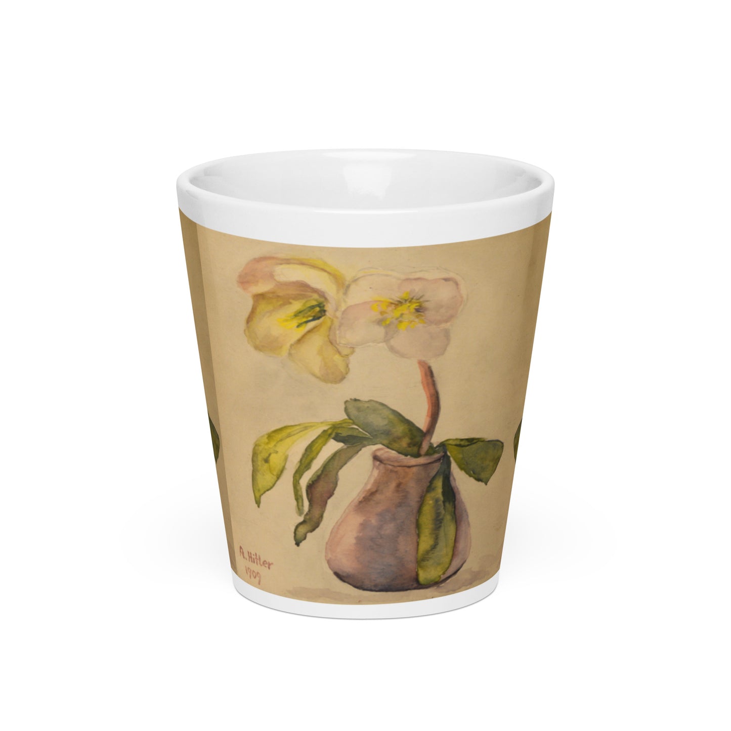 Adolf Hitler's Blumenstillleben 1909 Painter’s Mug