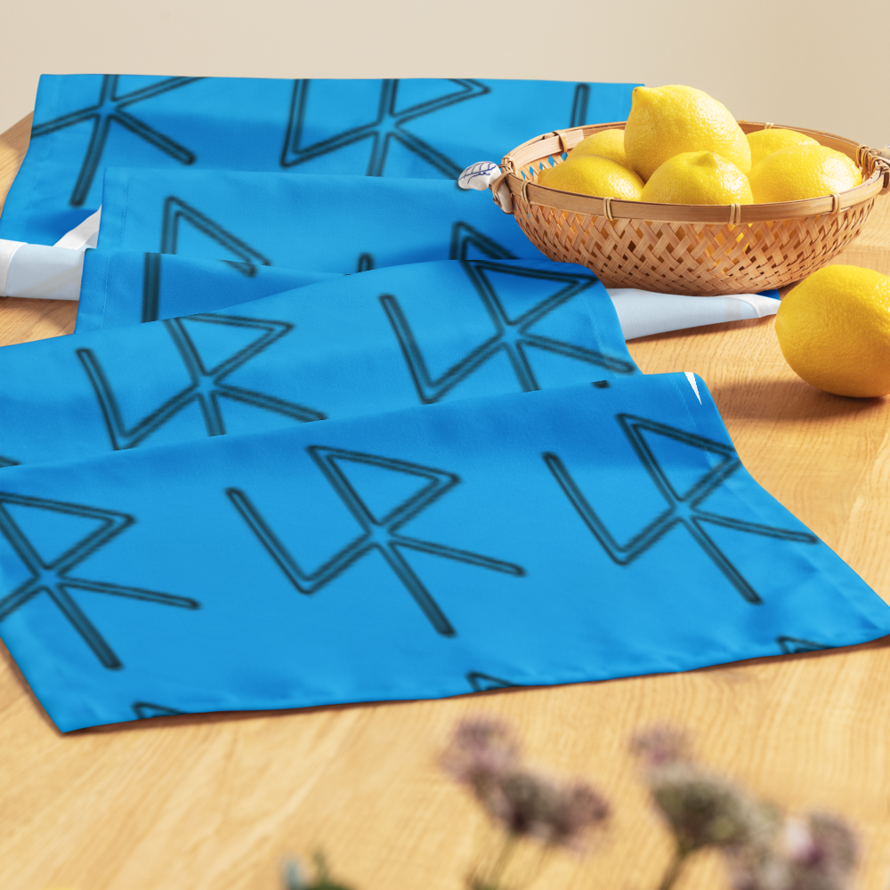 Nautical Bloodline: Kriegsmarine Blue Table Runner
