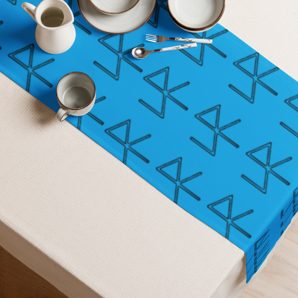 Nautical Bloodline: Kriegsmarine Blue Table Runner