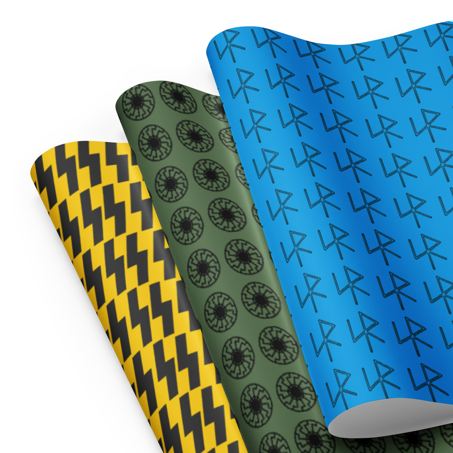 Third Reich and Roll Merry Vrillmas Holiday Wrapping Paper Sheet Set